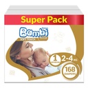 * Sanita Bambi Newborn Size 1, 168's
