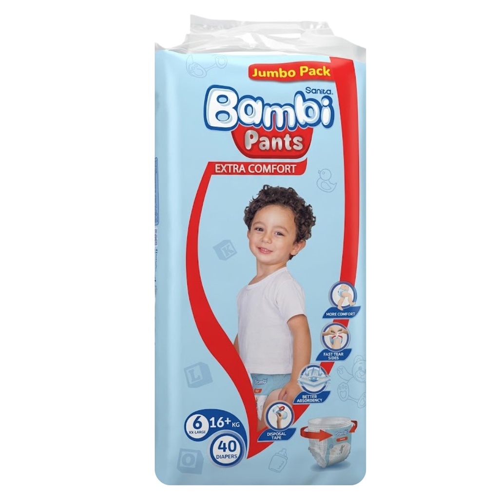 * Sanita Bambi Pants Size 6 (XXL), 40's