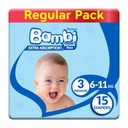 * Sanita Bambi Size 3 (M), 15's