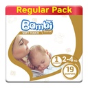 * Sanita Bambi Newborn Size 1, 19's