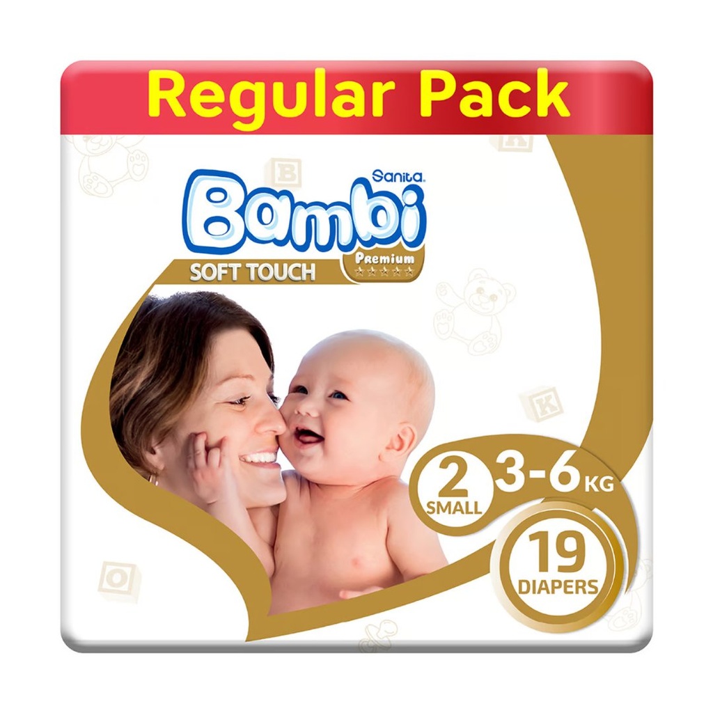 * Sanita Bambi Size 2 (S), 19's