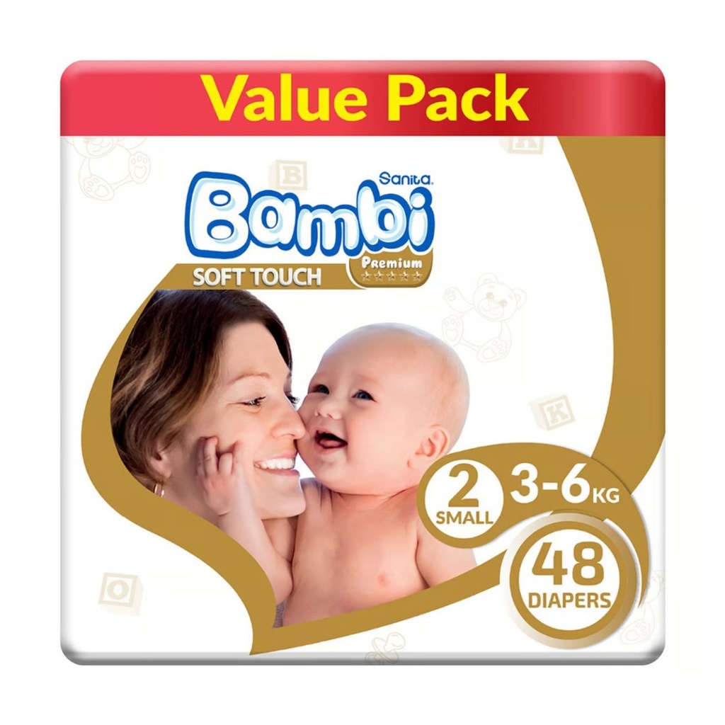 * Sanita Bambi Size 2 (S), 48's