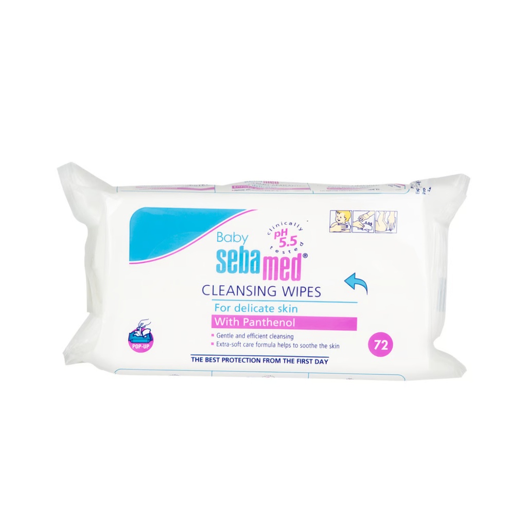 * Sebamed Baby Cleansing Wipes, 72's