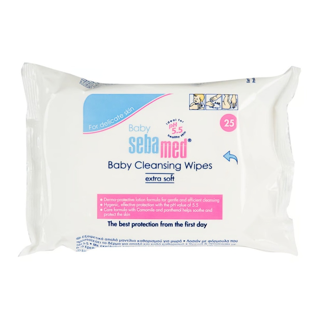 * Sebamed Baby Cleansing Wipes, 25's