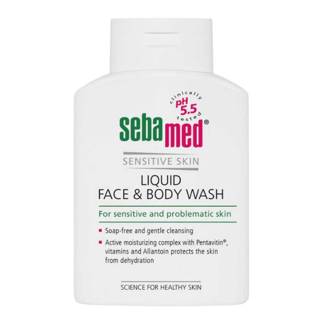 * Sebamed Liquid Face and Body Wash, 200ml