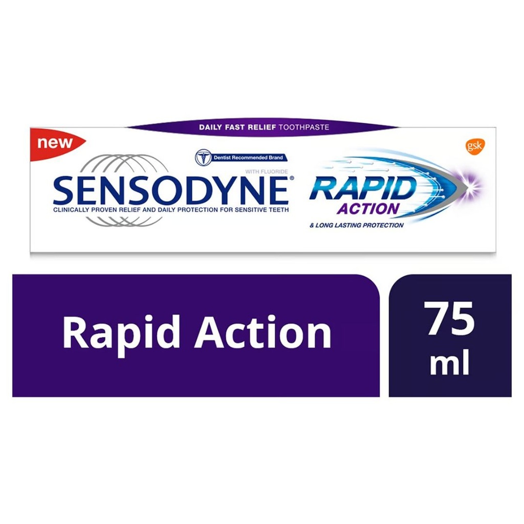 * Sensodyne Rapid Action Toothpaste, 75ml