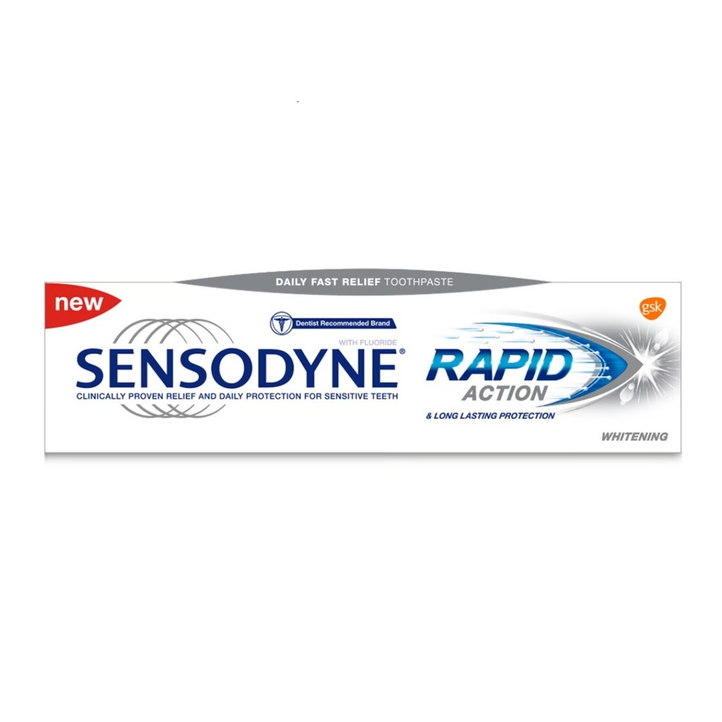 * Sensodyne Rapid Action Whitening Toothpaste, 75ml