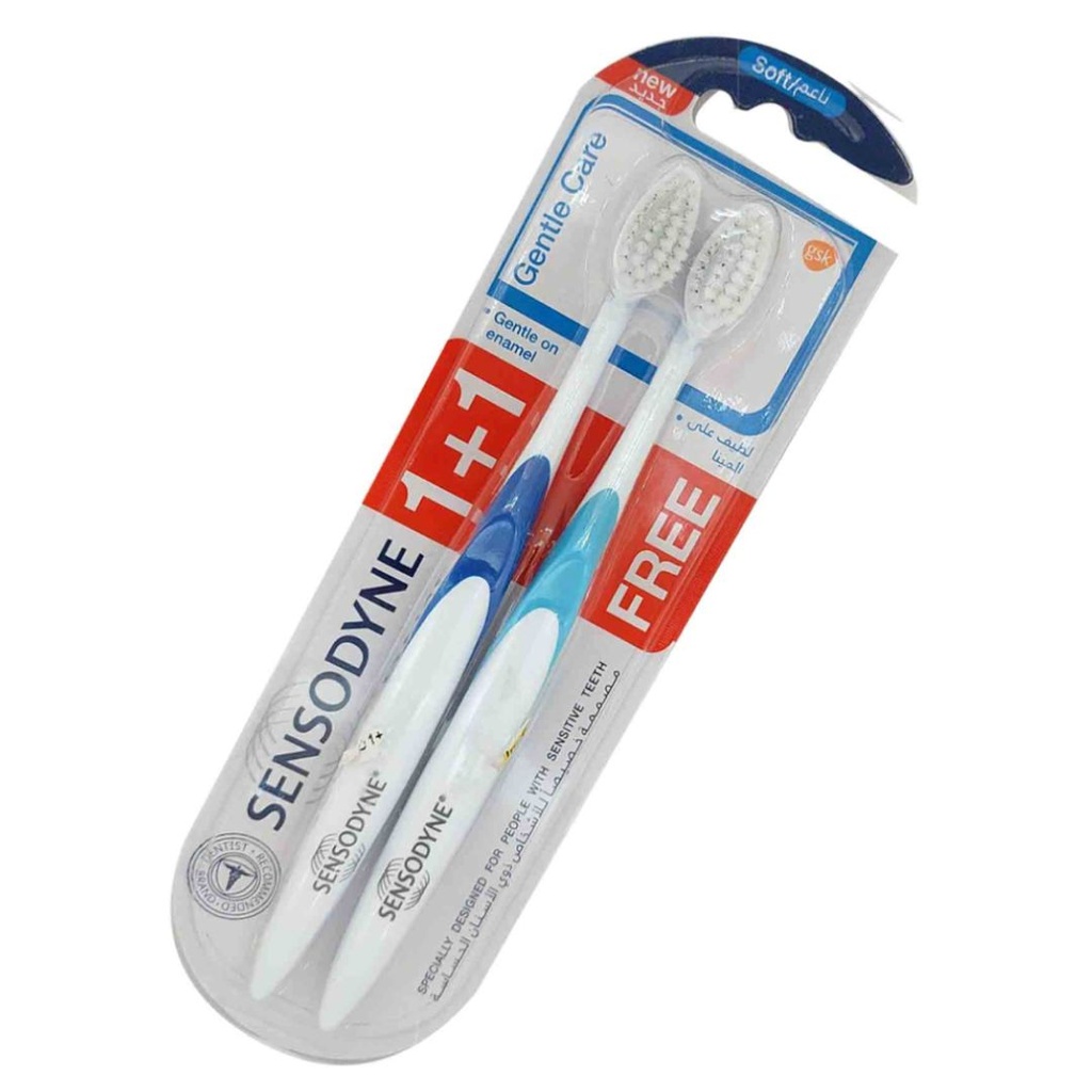 * Sensodyne Toothbrush Gentle Care Soft (1+1 Free)