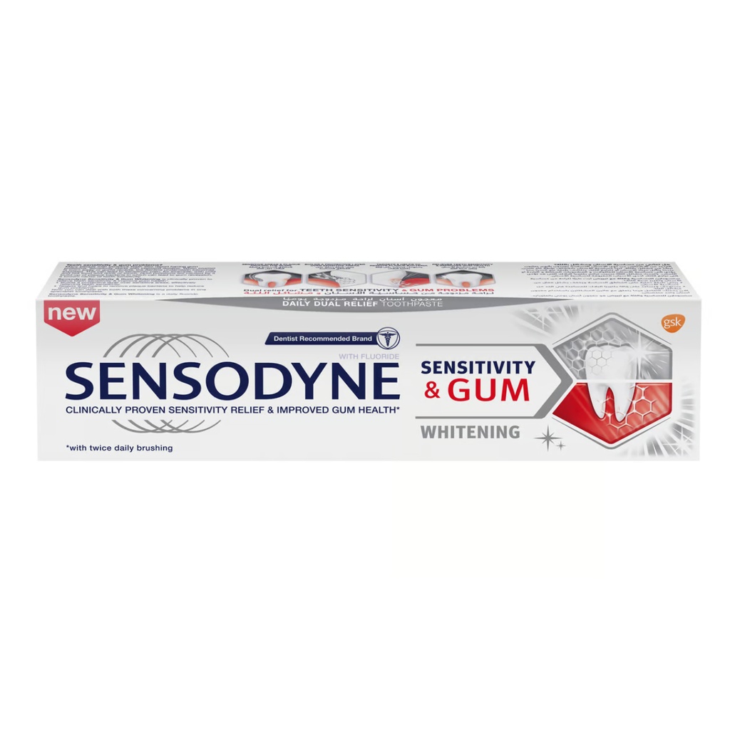 * Sensodyne Toothpaste Sensitivity & Gum (Whitening), 75ml