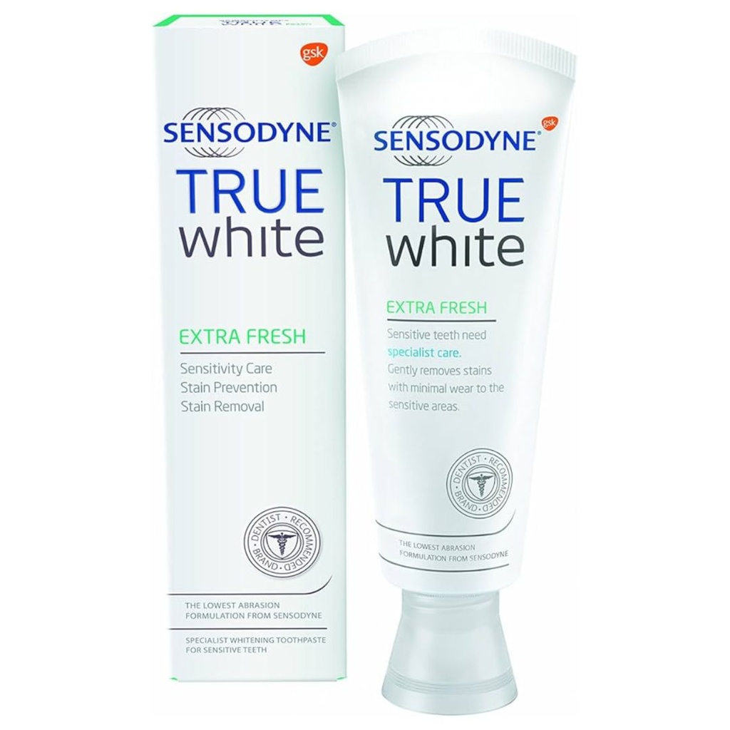 * Sensodyne True White Extra Fresh Toothpaste, 75ml