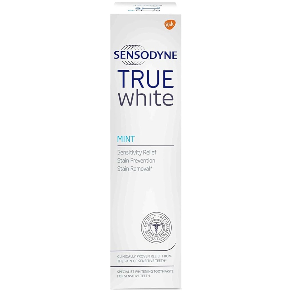 * Sensodyne True White Mint Toothpaste, 75ml