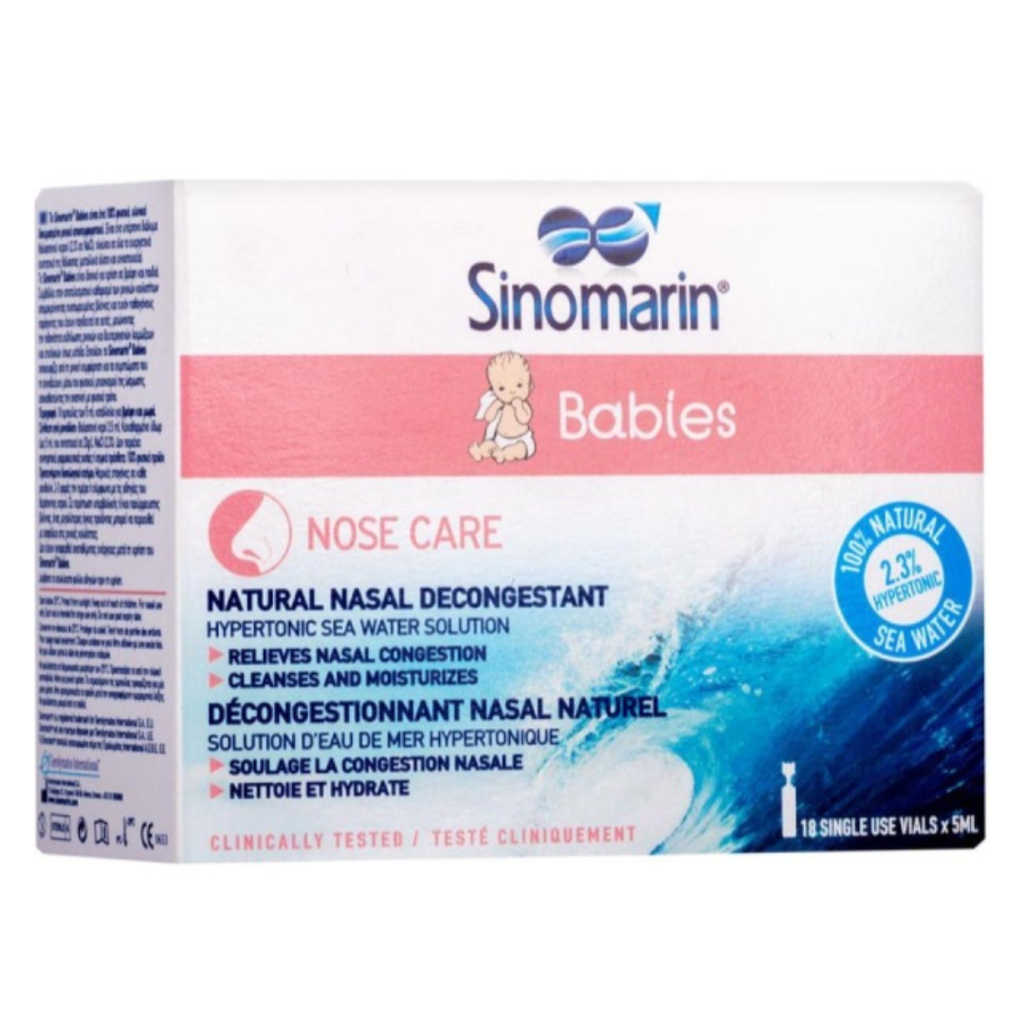 * Sinomarin Babies Nose Care, 5ml Vials x 18 pcs