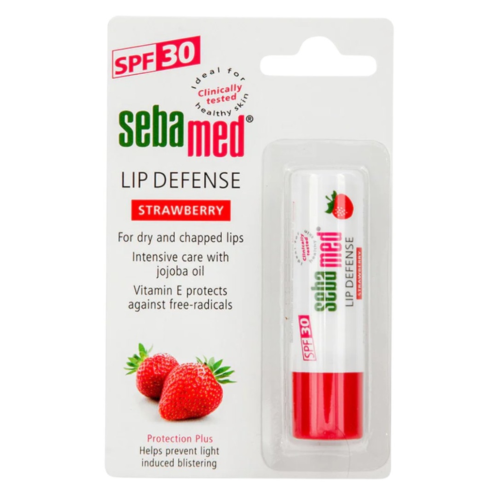 * Sebamed SPF30 Lip Defense Stick Strawberry, 4.8g