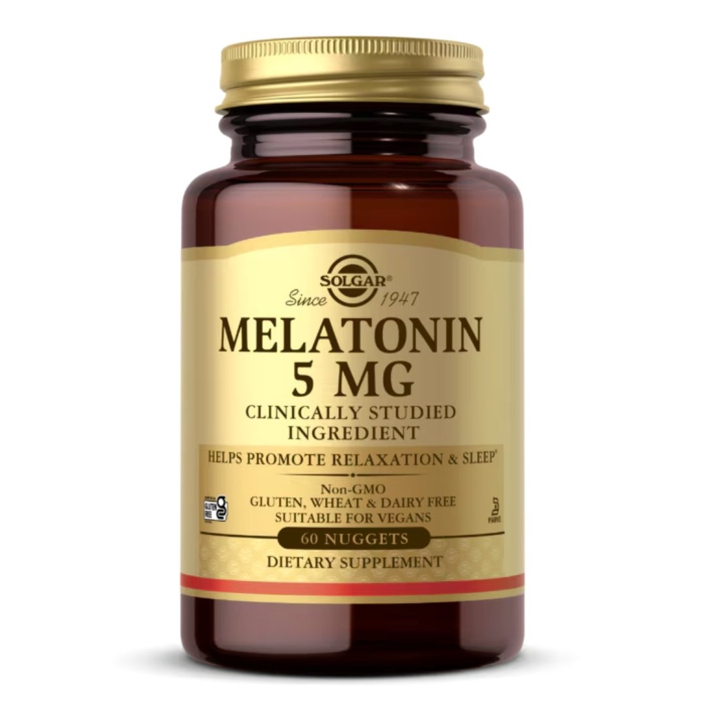 * Solgar Melatonin 5 mg Nuggets, 60's
