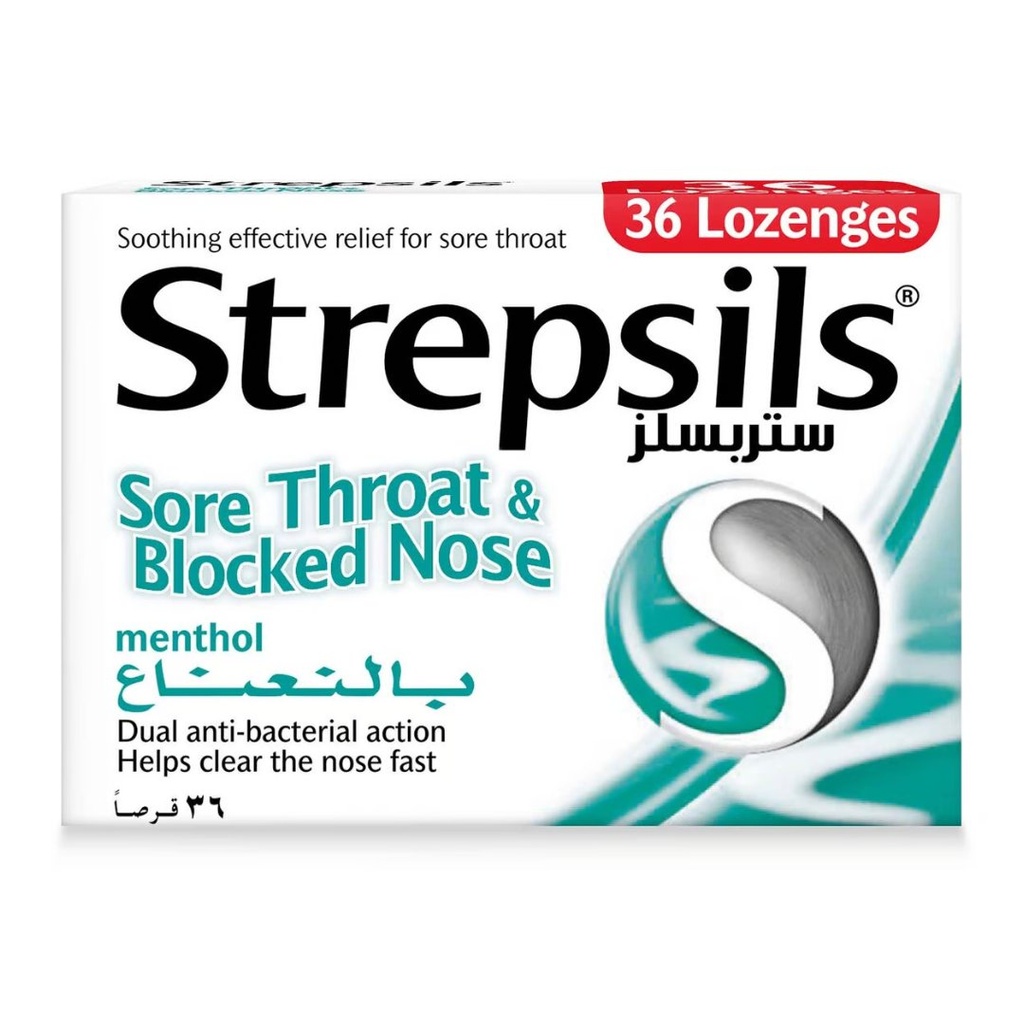 * Strepsils Menthol Lozenges, 36's