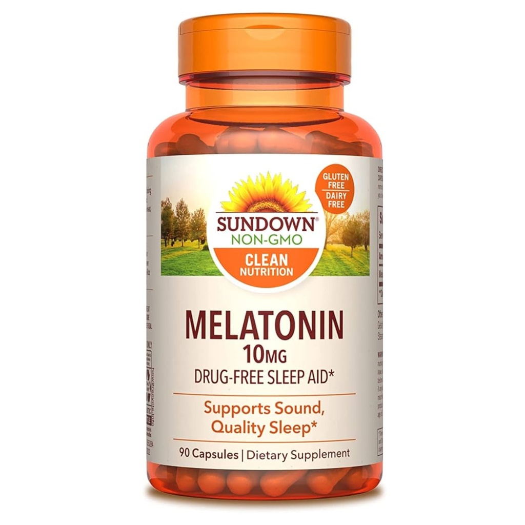 صن داون ميلاتونين 10مجم كبسولات، 90كبسولة
