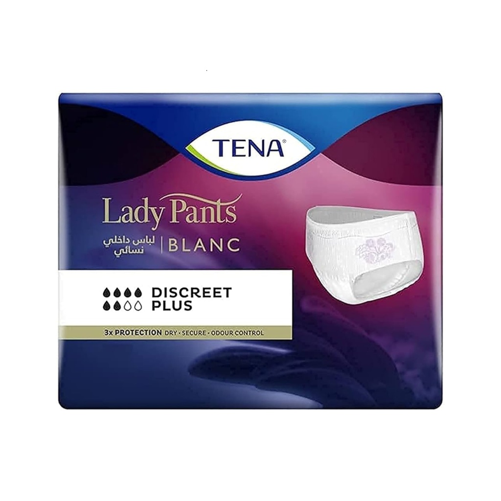 Tena Lady Pants Blanc Discreet Plus, 14's - XL