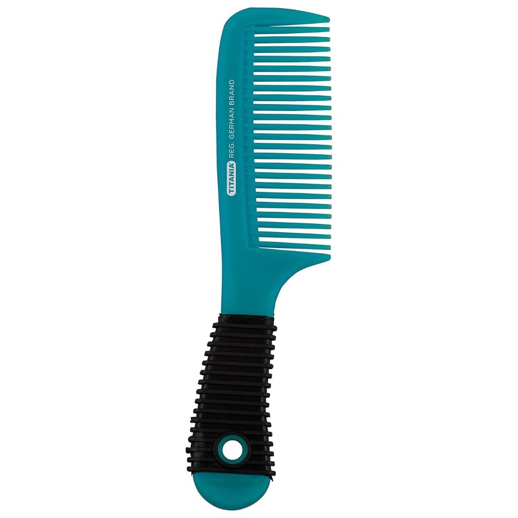 * Titania Comb with Rubber Handle - 1812/6