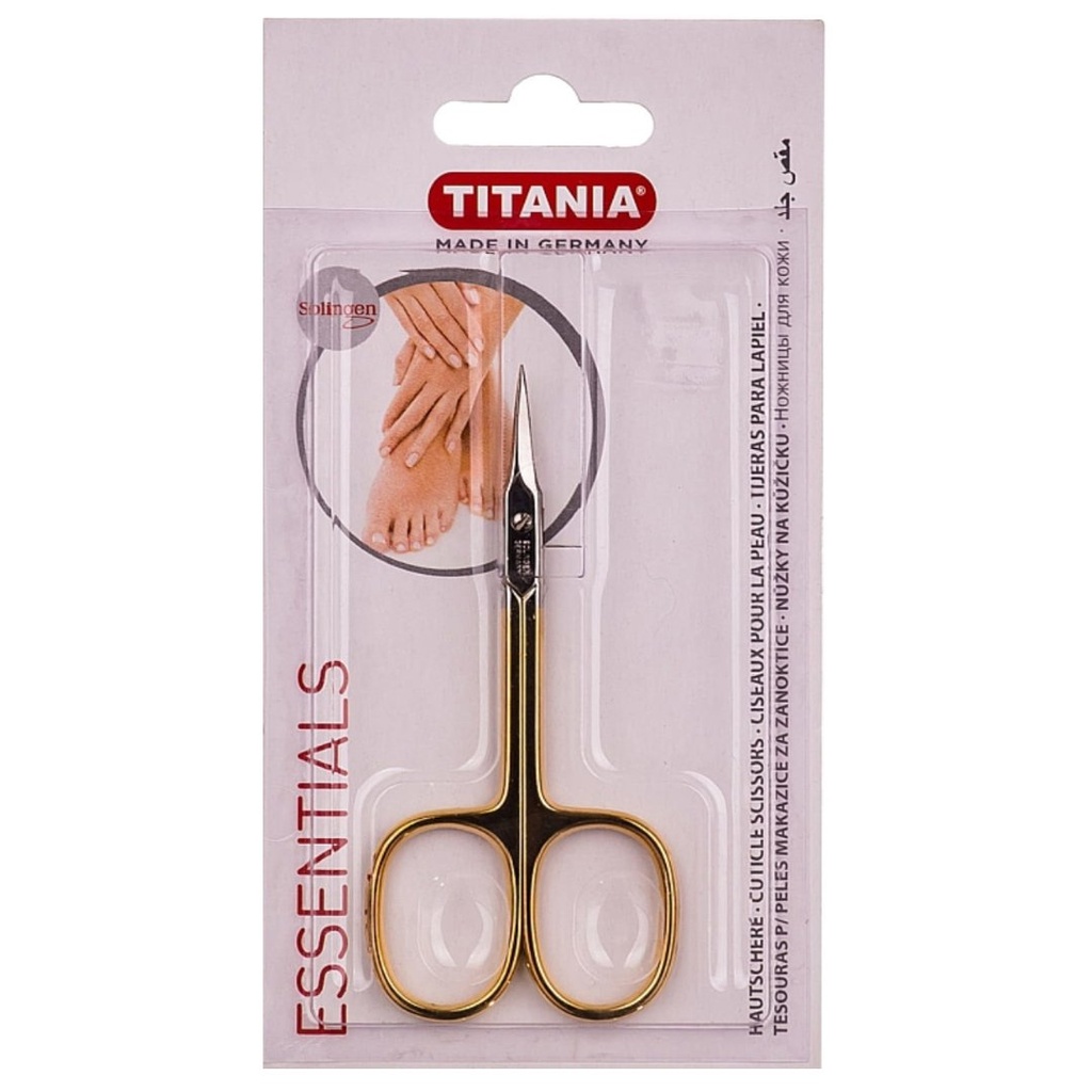 * Titania Cuticle Gold Scissors - 1050/1GH