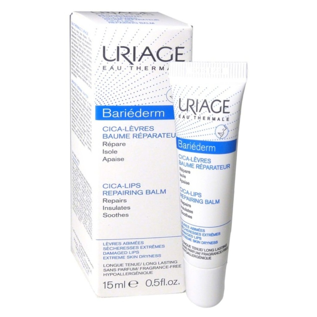 * Uriage Bariederm Cica-Lips Repairing Balm, 15ml