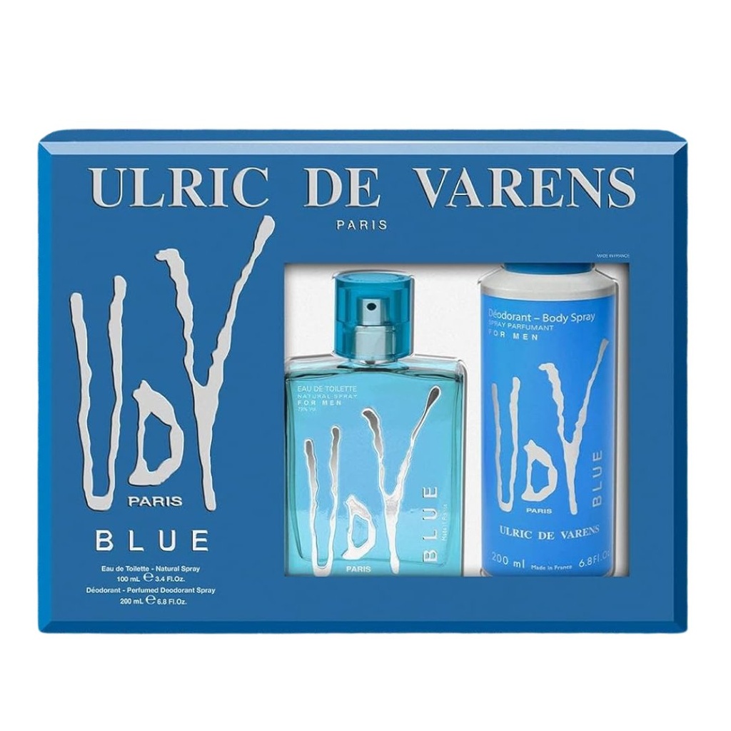 * Ulric De Varens Blue Kit - (EDT + Deodorant)