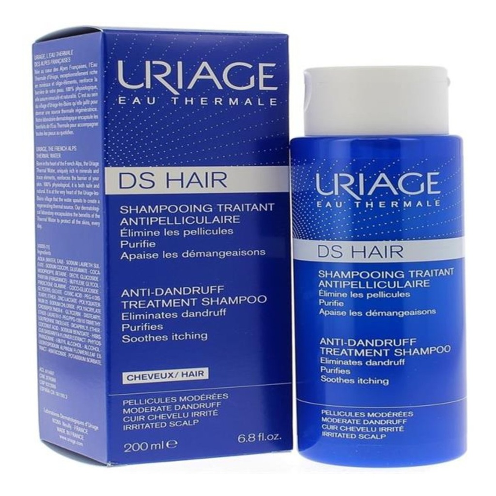 * Uriage Ds Hair Anti-Dandruff Treatment Shampoo, 200ml