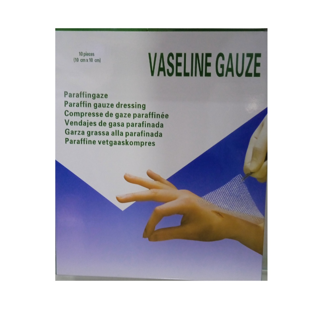 * Vaseline Gauze, 10x10cm, 1's