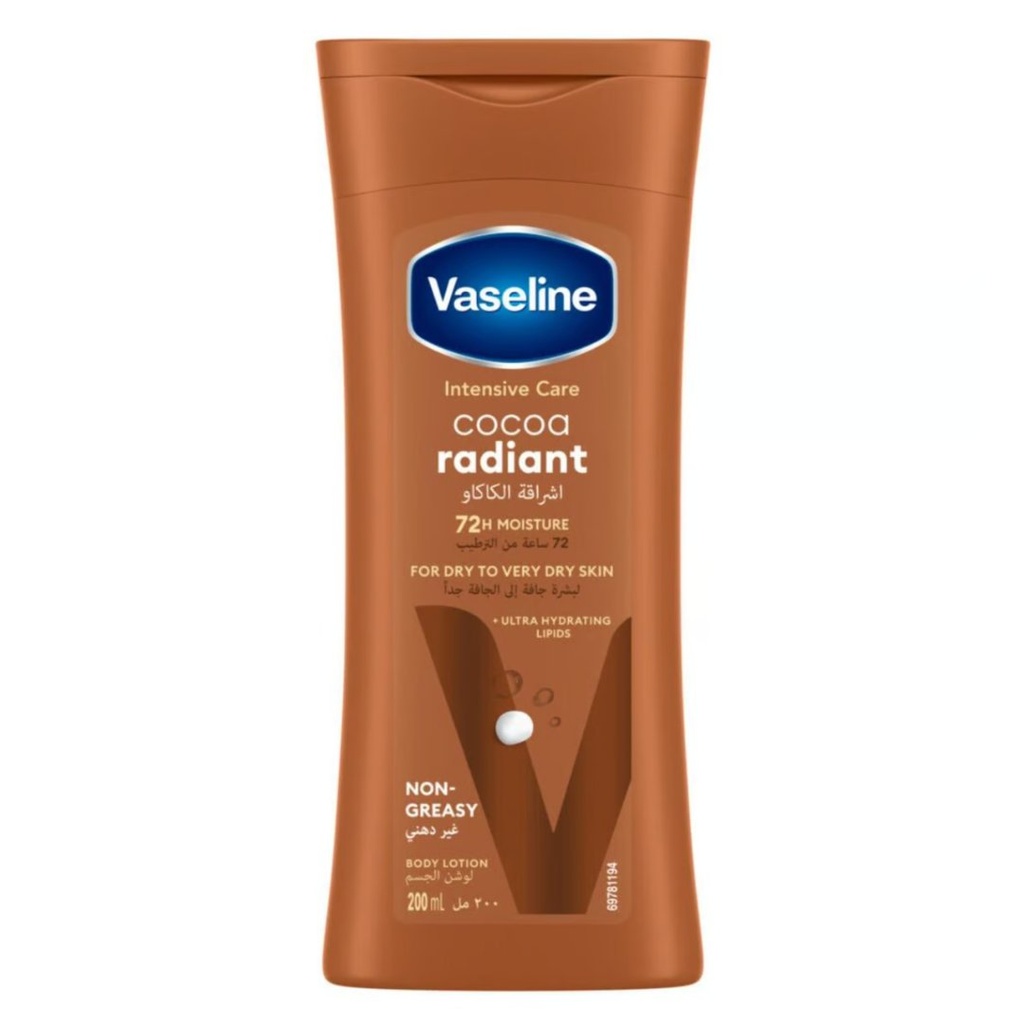 * Vaseline Cocoa Radiant Lotion, 200ml