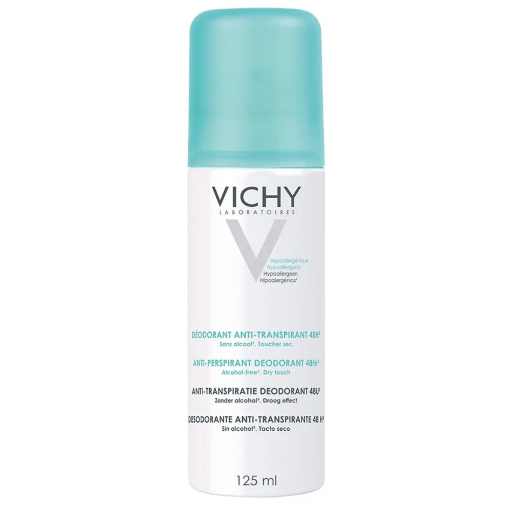 * Vichy Deodorant 48H Anti-Perspirant Spray, 125ml - Green