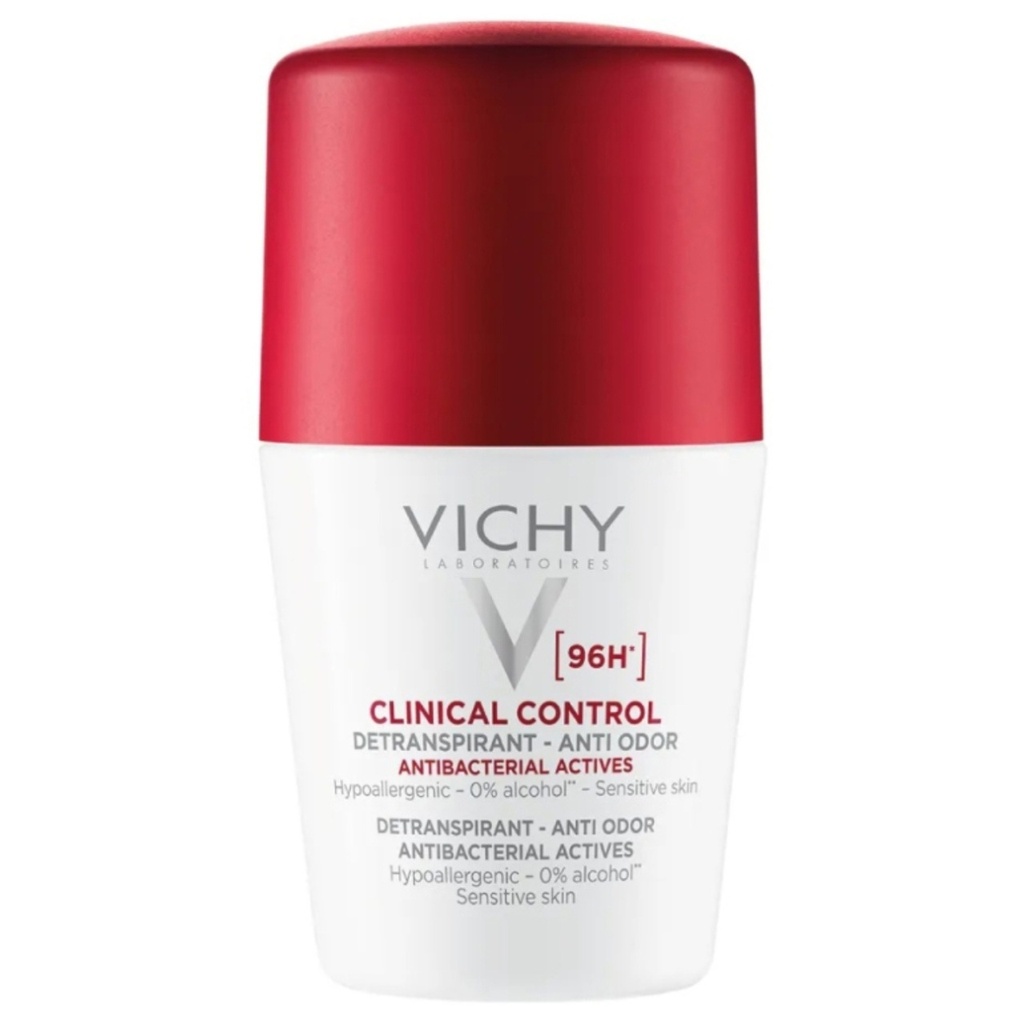 * Vichy Deodorant 96H Clinical Control Roll-On, 50ml  - Women
