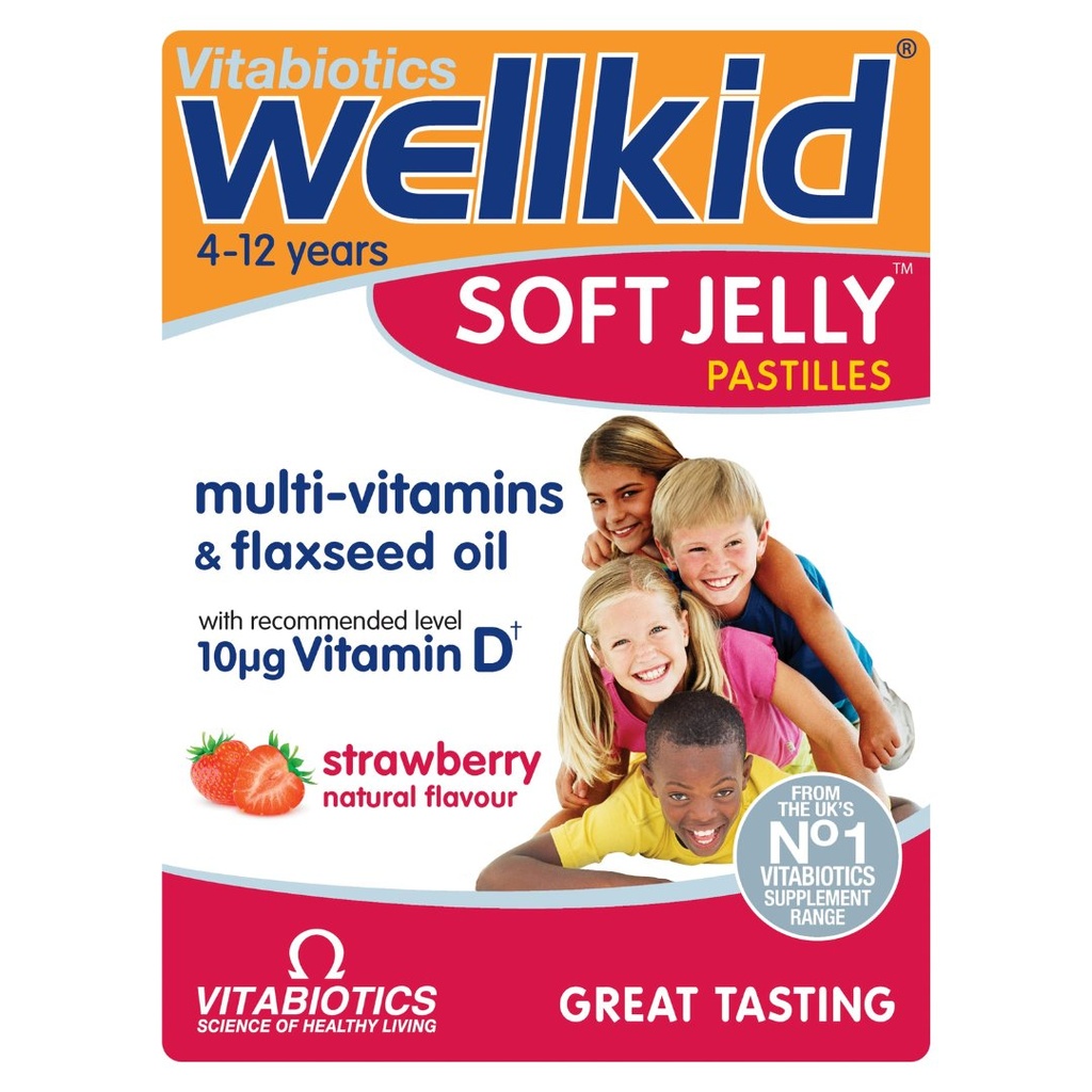 Vitabiotics Wellkid Orange Soft Jelly, 30's