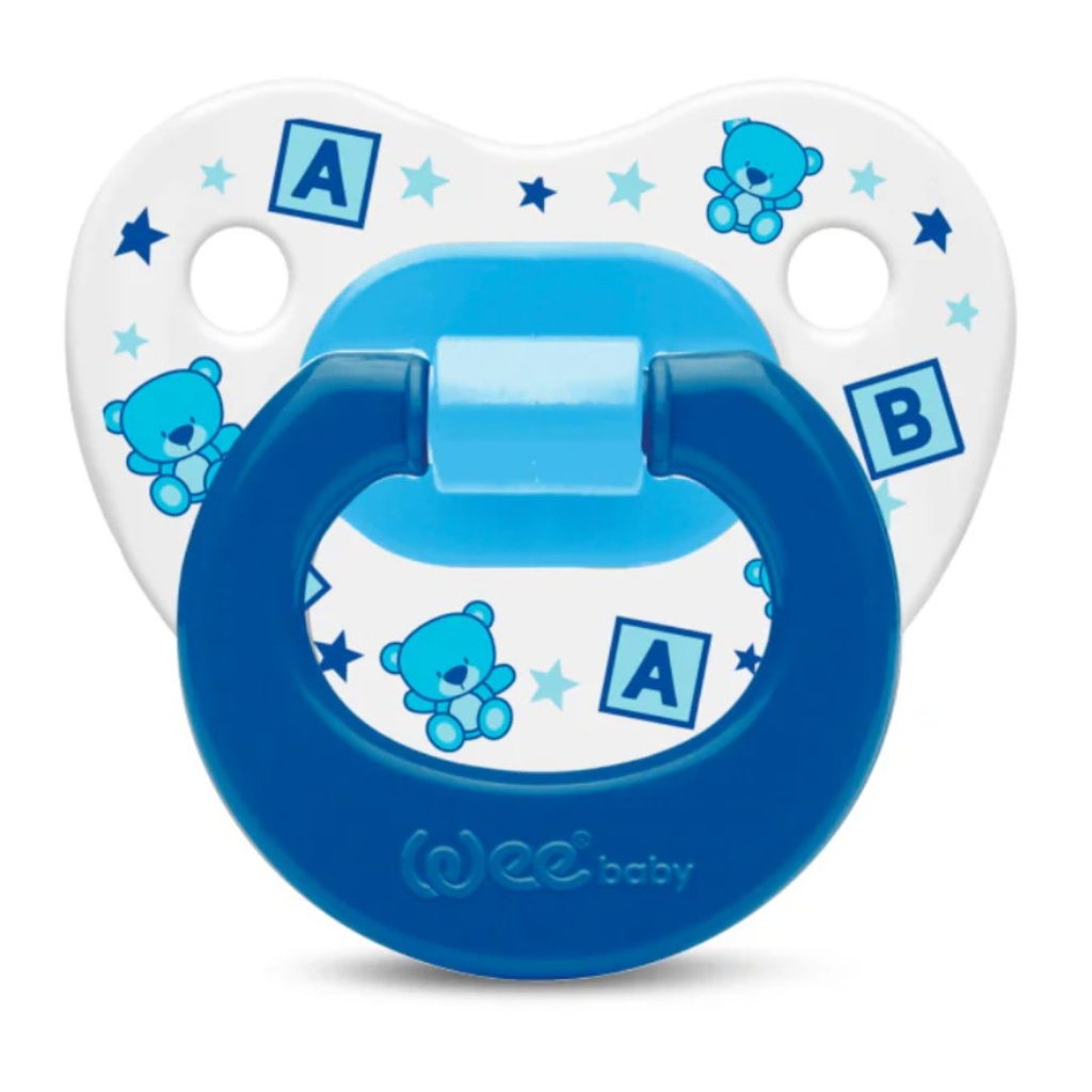 * Wee Soft Silicone Patterned Soother No1 - 833-F