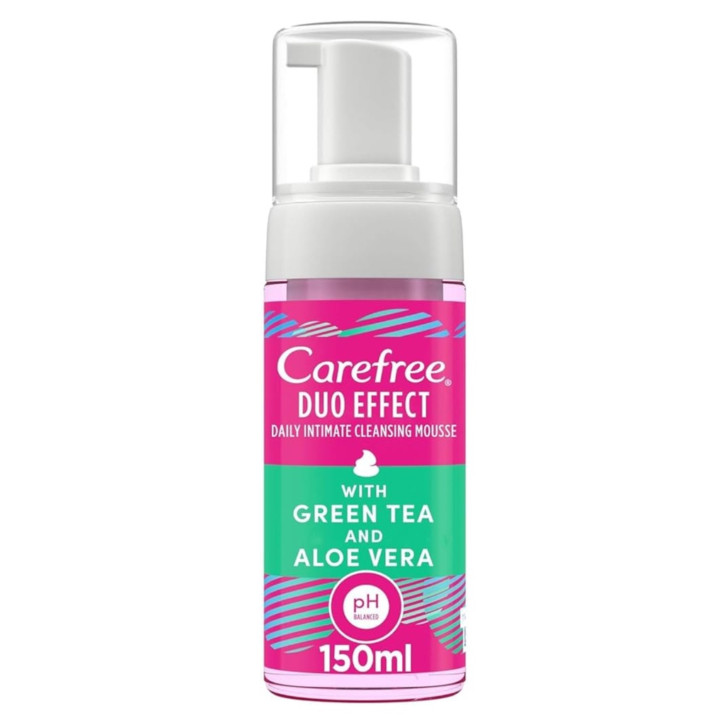 * Carefree Aleo Vera + Green Tea Intimate Foam, 150ml