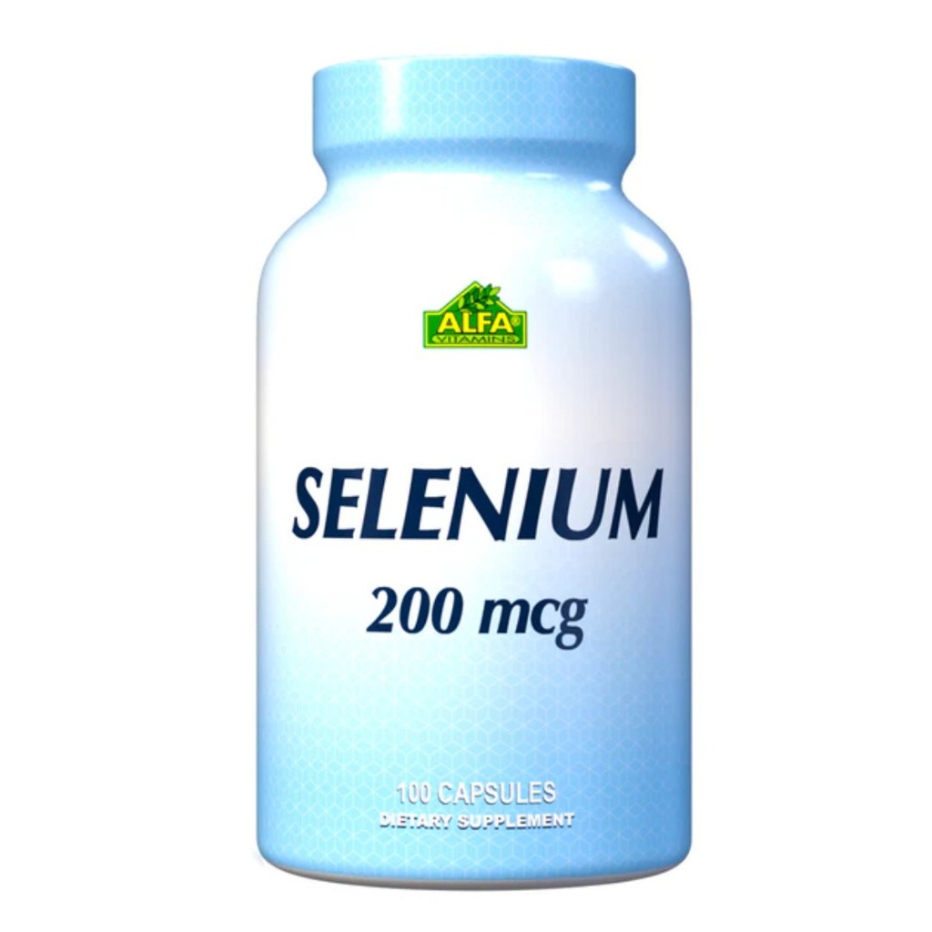 * Alfa Selenium 200mcg Capsules, 100's