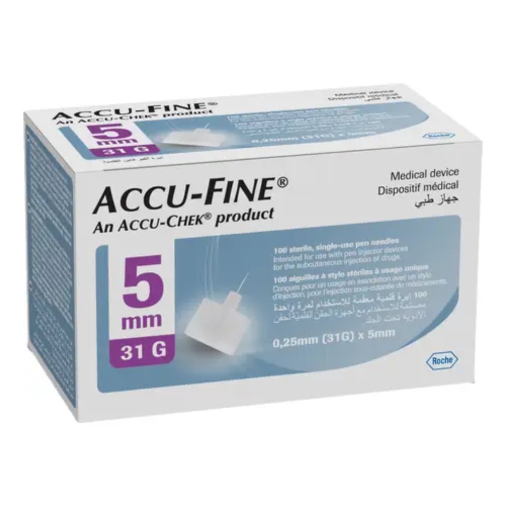 Accu-Fine Pen Needle 31g, 5mm