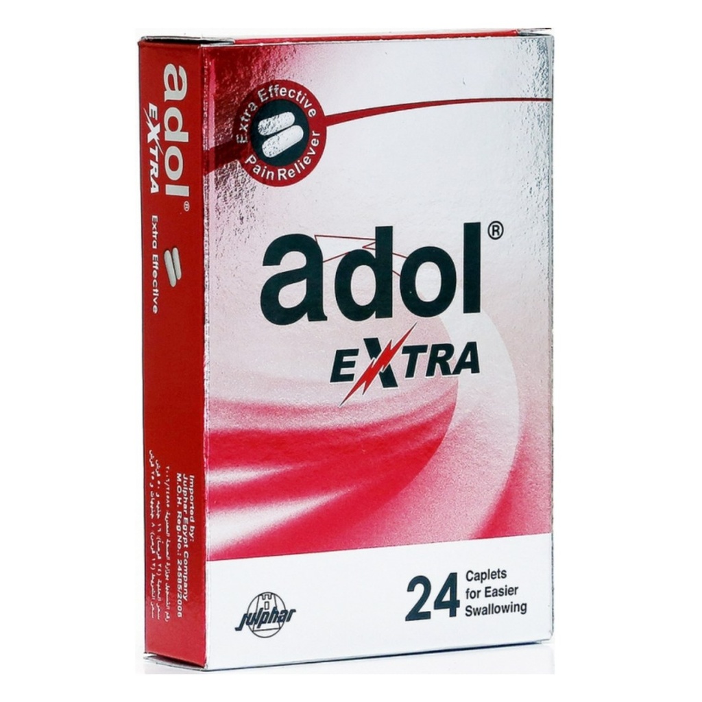 Adol Extra Caplets, 24's