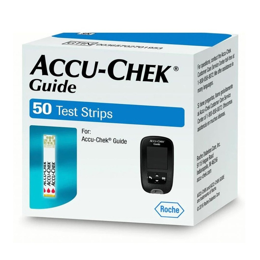 Accu-Check Guide Strips, 50's