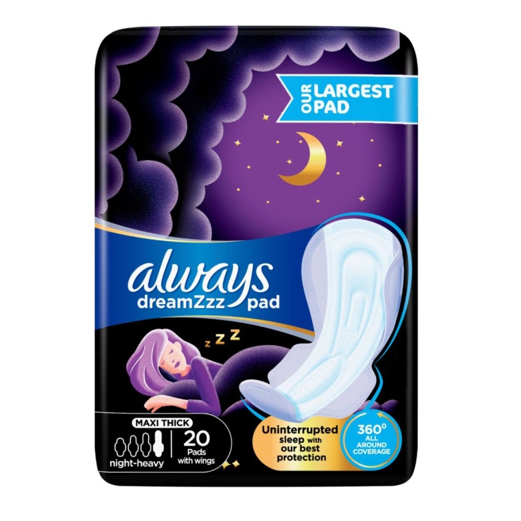 Always DreamzzPad Maxi Thick, 20's - OFFER