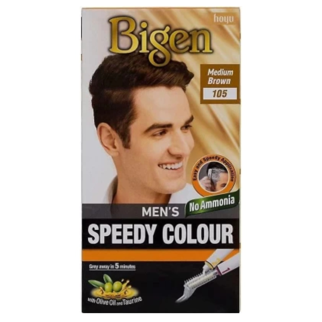 Bigen Men’s Speedy Colour - 105 - Medium Brown