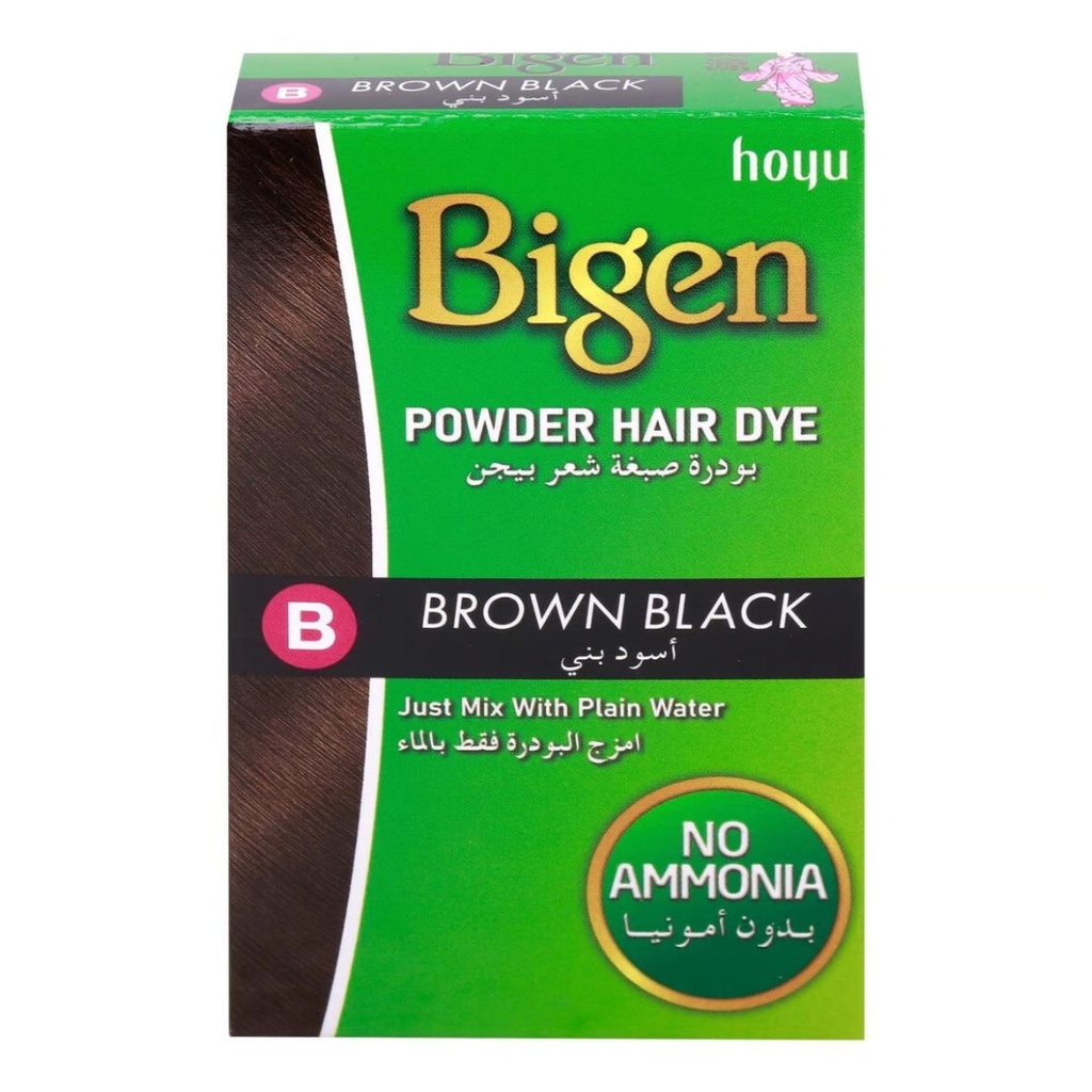 Bigen Hair Dye Powder B -  Brown Black