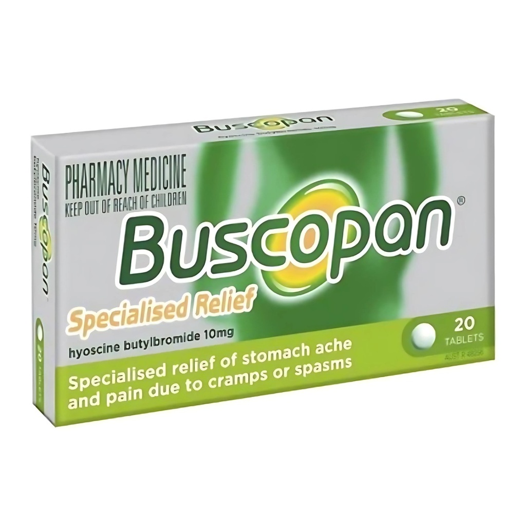 Buscopan 10mg Tablets, 20's