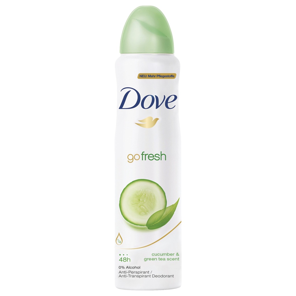 Dove Deodorant Cucumber Fresh Spray, 150ml
