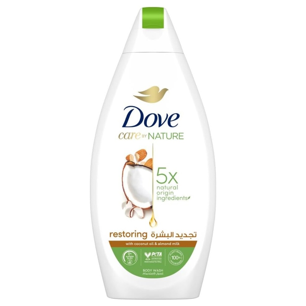 Dove Restoring Coconut Body Wash, 500ml