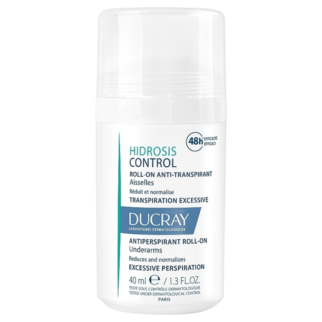 Ducray Deodorant  Hidrosis Control Anti-Perspirant Roll-on, 40ml