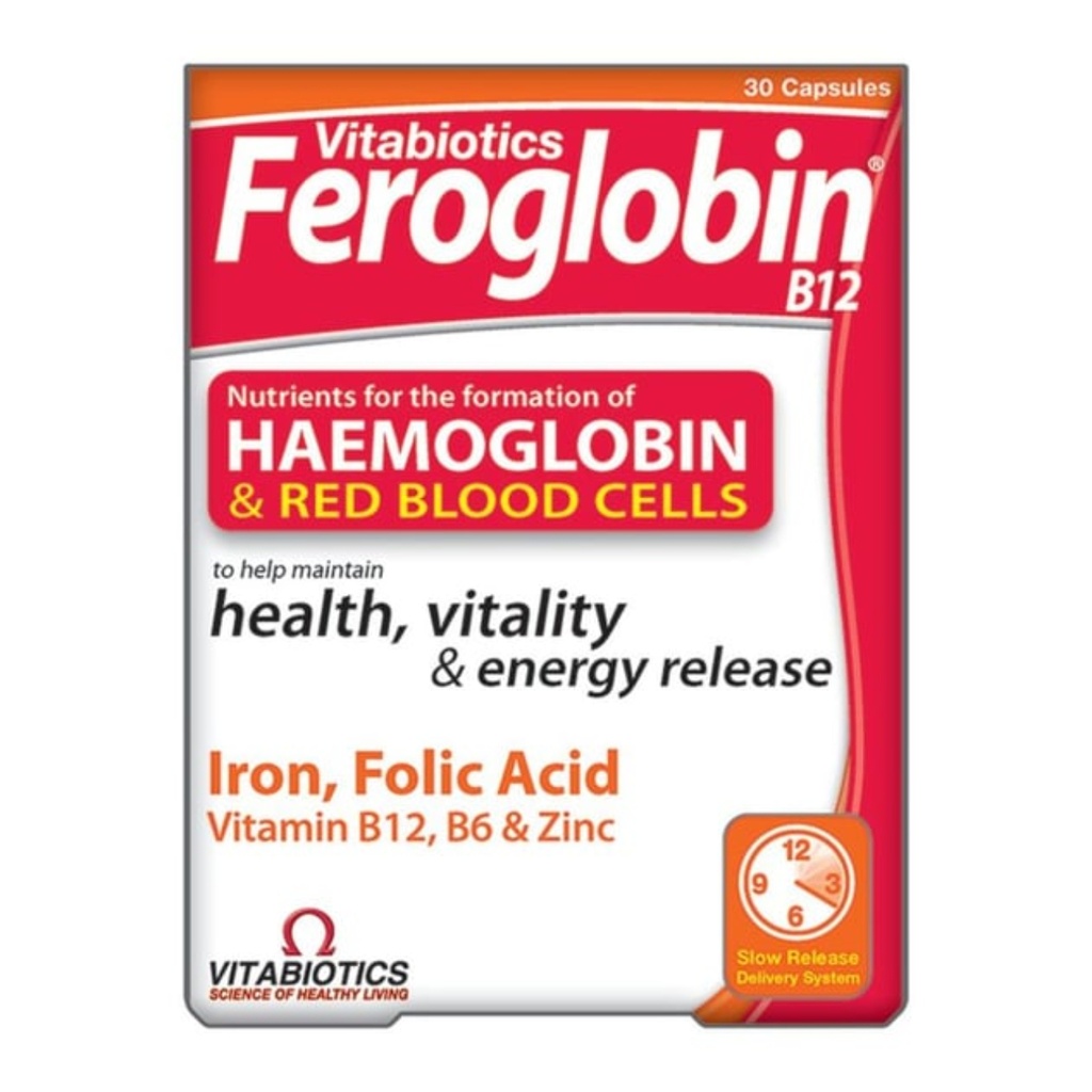 * Vitabiotics Feroglobin Capsules, 30's
