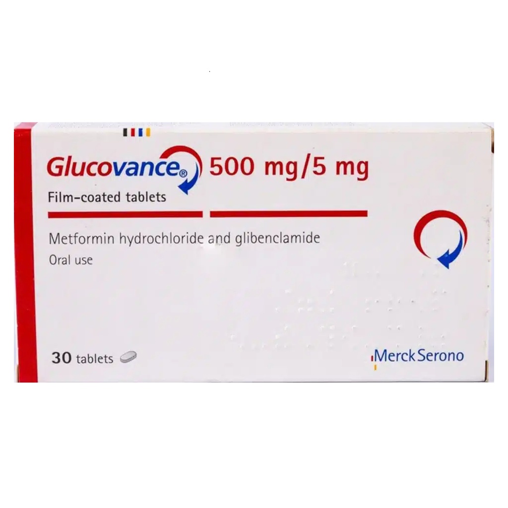 Glucovance 500mg/5mg Tablets, 30's