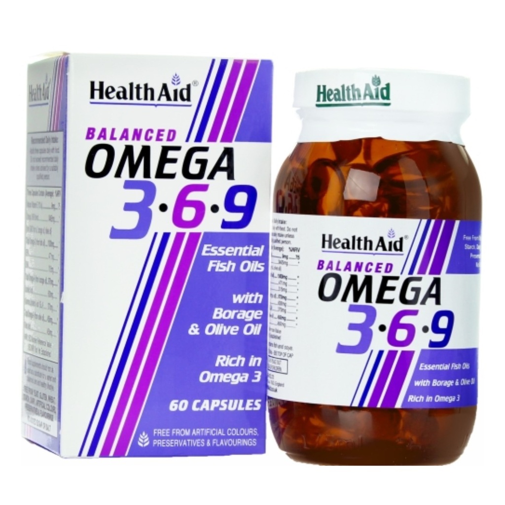 HealthAid Omega 3-6-9 Capsules, 60's