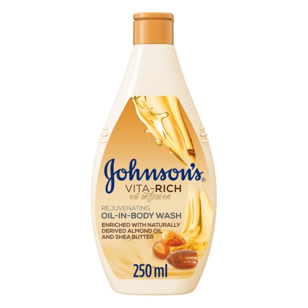 Johnson's Vita-Rich Rejuvenating Oil-In-Body Wash, 250ml 