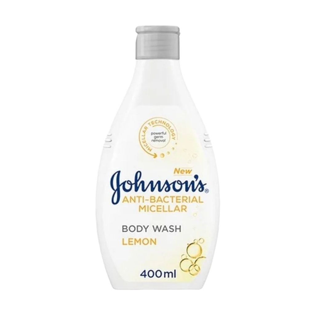 Johnson's Anti-Bacterial Lemon Body Wash, 400ml