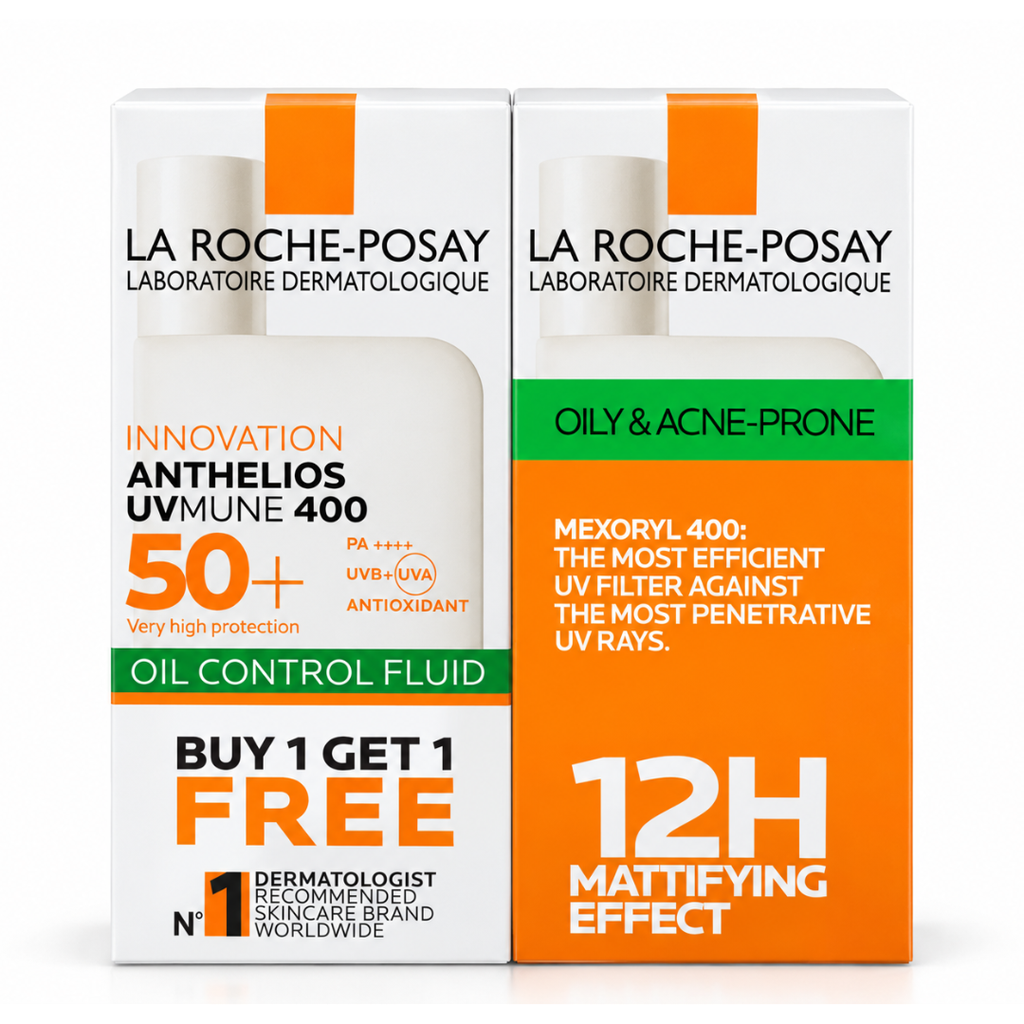 *La Roche-Posay Anthelios Oil Control, 50ml - (1+1 Free)